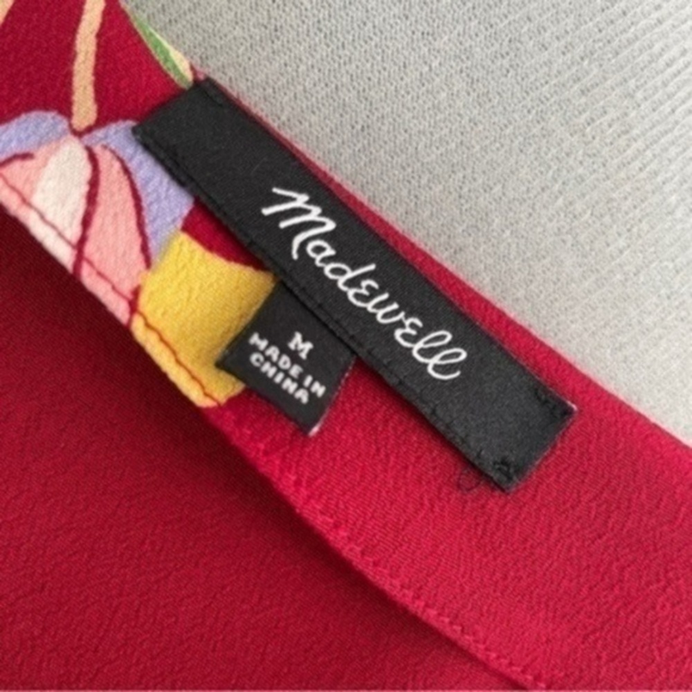 Madewell Red Birds of Paradise Dress​​​​​ - Picture 9 of 10